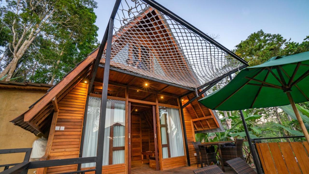 Anja Villas Ubud テガララン エクステリア 写真