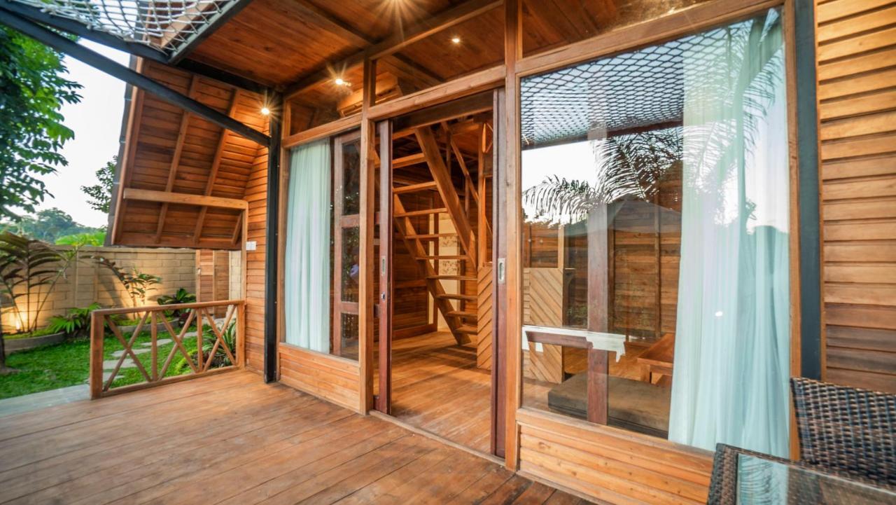Anja Villas Ubud テガララン エクステリア 写真