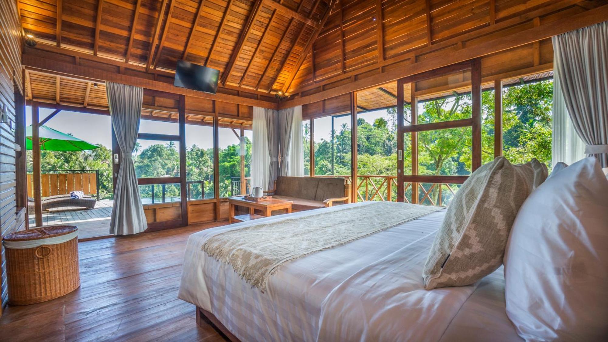 Anja Villas Ubud テガララン エクステリア 写真