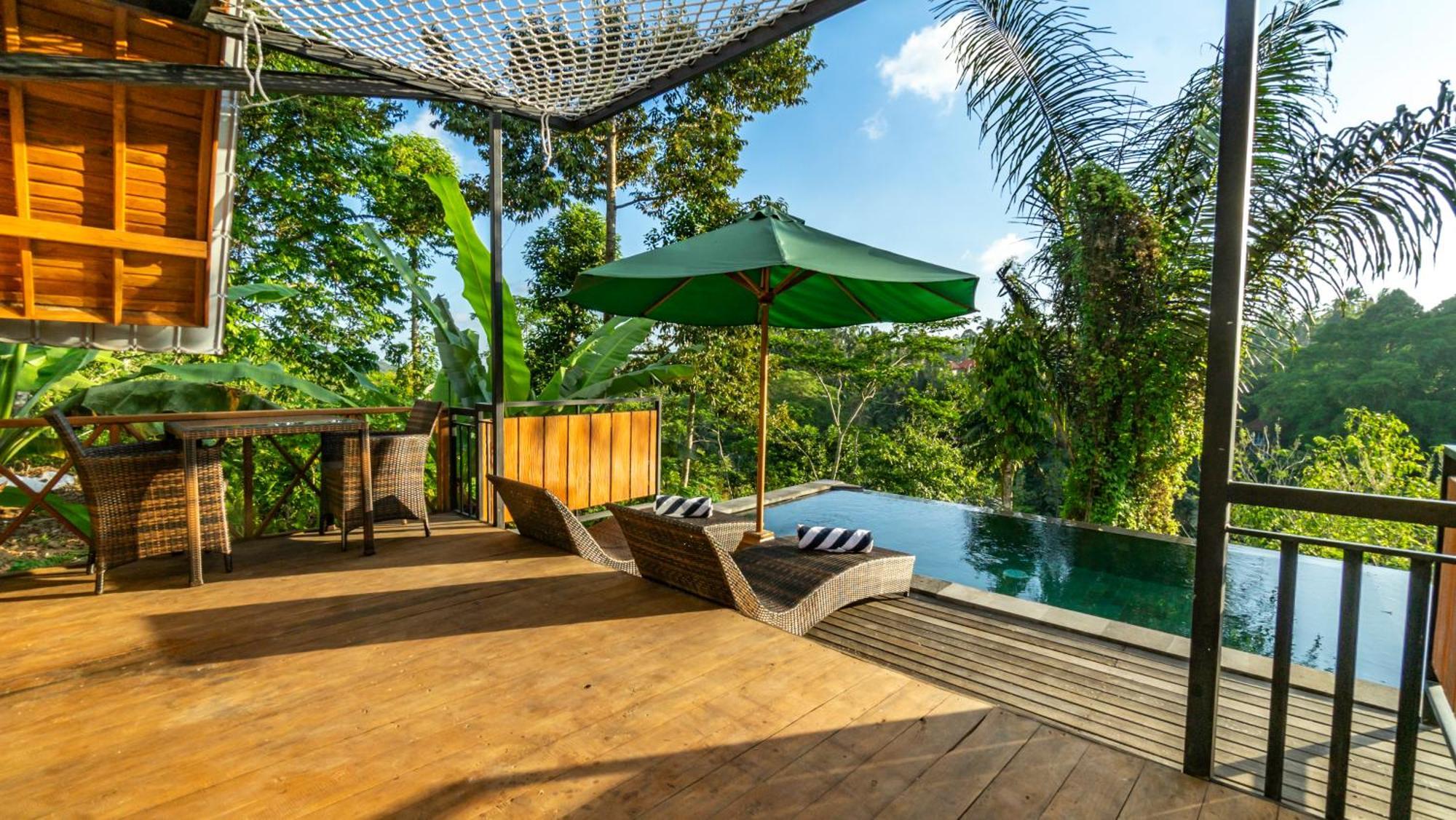 Anja Villas Ubud テガララン エクステリア 写真